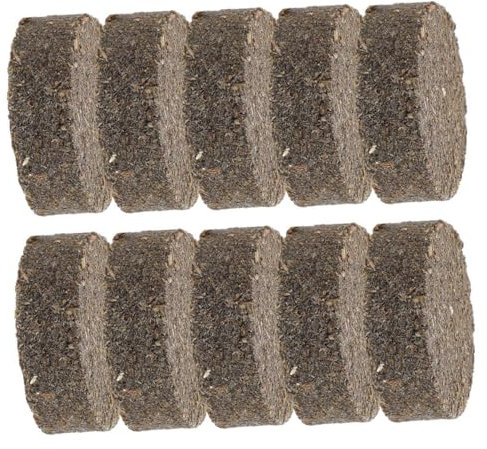 MOBUTOFU 30 Pièces Bloc D'allumage Au Charbon De Bois Mini Bois De Chauffage en Pin Réchaud Charbon De Bois en Morceaux pour Griller Démarreur De Cheminée Flamme De Feu Dark Brown La Cire