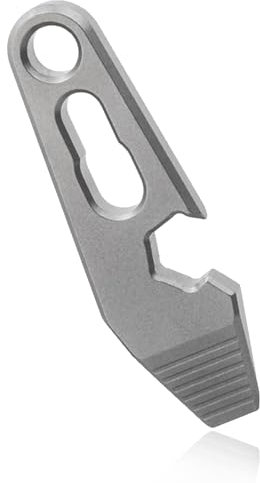 SANTUO Titanium EDC Pry Bar EDC Crowbar Mini Crowbar EDC Multi Tool with Bottle Opener Wrench Screwdriver Clip for Outdoor Multi Tool Camping Accessoriestitanium pry bar