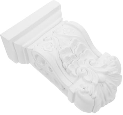 MAGICLULU Gipsimitat-statue Kaminwanddeko Robuste Wandhalterung Dekoration Foto Kerze Säule Bauernhaus-design Versorgung Schlafzimmer-dekor Antik Modell Bild Klammer Kragstein Stil Winkel