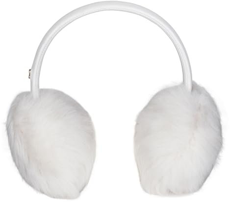 Coach Cache-oreilles en peau de mouton pour femme, craie, taille unique