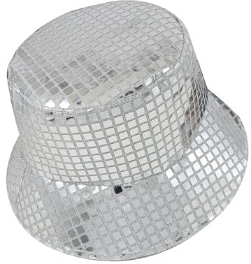 Manfnee Hip Pop Eimer Hut Herren Damen Cowgirl Hut für Disco Parteien und Kostüme Bling Funkelnde Party Kappe