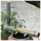 XYUERU Fontaine de Jardin Zen en Bambou, Fontaine en Bambou de Style Japonais avec kit de Pompe, décoration de Jardin, Fontaine à Eau en Cascade à Plusieurs Niveaux for intérieur et extérieur(45cm)