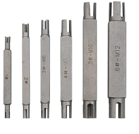 6 extracteurs de tarauds cassés avec capacité à double tête