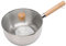 Pot de Leche Non Stick Saucpan, Cacerola Japonesa, Cacerola Japonesa Non Stick 20 Cm de Diámetro con Mango de Madera de Tapa, Olla de Leche de Acero Inoxidable para la Cocina