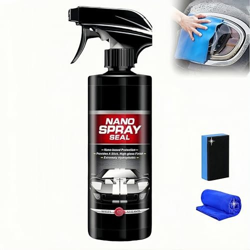 Sigillante spray sintetico nano per auto, lucidante per graffi sulla carrozzeria, rivestimento lucidante a spruzzo nano, agente di rivestimento a effetto rapido (1Pezzo)