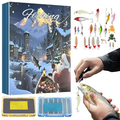 Adventskalender Für Weihnachten Angelköder Set Für Outdoor Ausrüstung