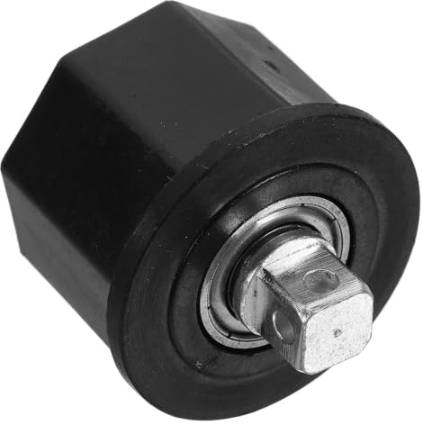 GAROZATION Bouchon de Roue Moteur Tubulaire Noir Installation Facile Accessoire en ABS et Acier Inoxydable Plusieurs Styles Plusieurs styles pour Volet Roulant Électrique et Plusieurs styles