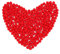 250 Stück Mini Pompoms Kleine Flauschige Pom Poms für Deko Kunsthandwerk DIY, Rot (8 mm)