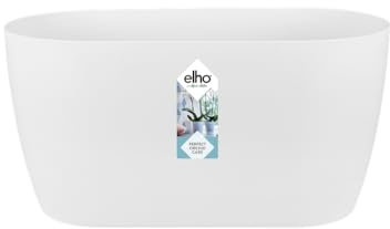 elho Brussels Orchidee Duo 25 - Blumentopf für Innen - Ø 24.8 x H 12.0 cm - Weiß/Weiss