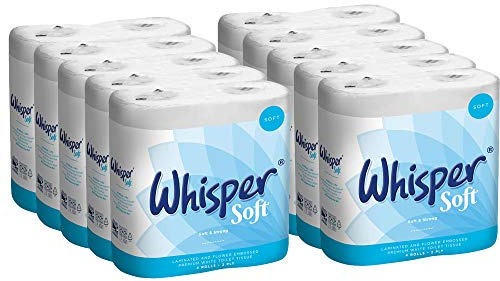 Essentials Whisper Soft Toilet Rolls 2 Ply (Pack of 40) (162403)
