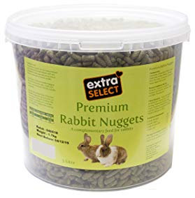 Extra Select Premium Extruded Nuggets Rabbit Feed Tub, 5 Litre