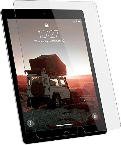 Urban Armor Gear Protector de Pantalla protección Apple iPad 10,2 Pulgadas (2020 & 2019) / Apple iPad Air (2019) (Película de Vidrio Delgado con 0.3mm, Dureza 9H, Recubrimiento Antihuellas)