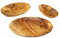 D.O.M.® Cuenco ovalado de madera de olivo (longitud aprox. 20 cm (grande))