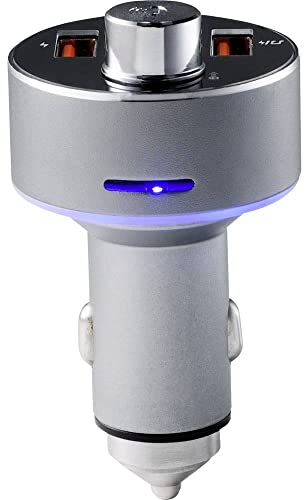 Renkforce RF-CAR-100 FM Transmitter Bluetooth® inkl. Freisprechfunktion, mit Kartenslot, Integrierter MP3-Player