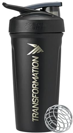 Transformation Performance Shaker BlenderBottle®, doppelt isoliert, auslaufsicher und BPA-frei, perfekt für Protein-Shakes, Pulvermischung, 680 ml, mit Stahl-Schneebesenkugel (1)