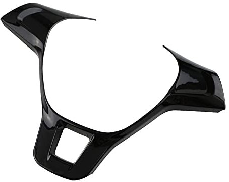 SFUO Coperchio del volante per auto ABS Chrome Trim Decoration Sticker Fit For Volkswagen VW Golf 7 GTI MK7 POLO 2014 2015 JETTA MK6 2015 Copertine per adesivo volante (Color Name : Carbon fiber)