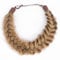BOBIYA Messy Wide 2 Stränge Kunsthaar Geflochten Stirnband Klassisch Chunky Geflochten Zöpfe Elastisch Stretch Haarteil Frauen Mädchen Beauty Boho Accessoire (Schmutzige Blondine)