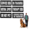 Cobee Hund Gestickte Tactical Patches für Hund Harness, 6pcs Hund Weste Abnehmbare Taktische Magie Aufkleber Patches für Service Hund Abzeichen in Ausbildung