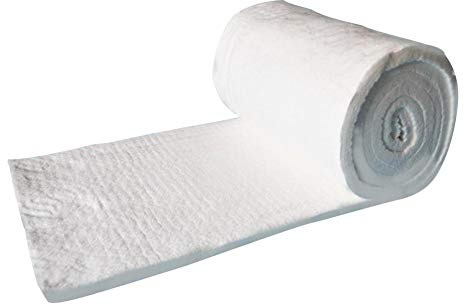 GOONSDS Couverture Anti-Feu Isolante en Fibre De Céramique - pour Poêles,Briques Réfractaires, Chaudières, Forge, Four,300mmx610mmx12.5mm