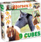 Würfel Puzzle Bilderwürfel 9-TLG. Kinderpuzzle Pferde
