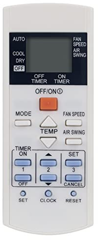 A75C3716 Mando Aire Acondicionado Compatible con Panasonic AC A75C3297 A75C3625 A75C2817