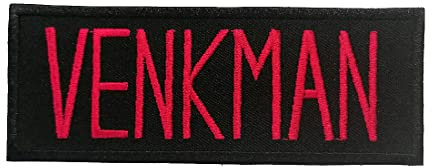 Ghostbuster Comic Venkman Charakter Figur - Aufnäher, Bügelbild, Aufbügler, Applikationen, Patches, Zum Aufbügeln, Größe: 12 x 4,5 cm