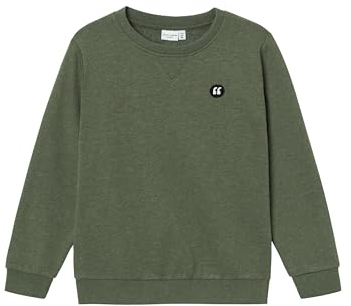 NAME IT Jungen Nkmvimo Ls Bru Noos Sweatshirt, Rifle Green, 158-164 EU