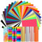 VINYL FROG Heat Transfer Vinyl PU HTV Vinyl Bundle 35 Pack 12 x 10 Iron on Vinyl Sheets for DIY T-Shirt, Clothes, Hats and Other Textiles