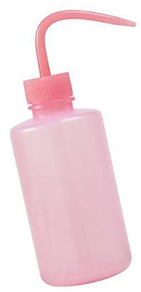 250Ml Portable Tattoo Water Squirt Bottle Spray Bottle Plastic Squeeze Lash Water Bottle For Wash Bottle, Tattoo Bottle Tool (Pink)