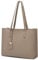MORGLOVE Handtasche Damen Groß Shopper Tasche Mode Schule Arbeit Freizeit Henkeltasche mit Reißverschluss(A-Khaki)