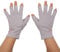 PRTECY Anti UV Gloves for Nail Lamp, Manicure Gloves UV Protection Stretchy Breathable Fingerless Gloves for Manicures Nail Art (Grey)