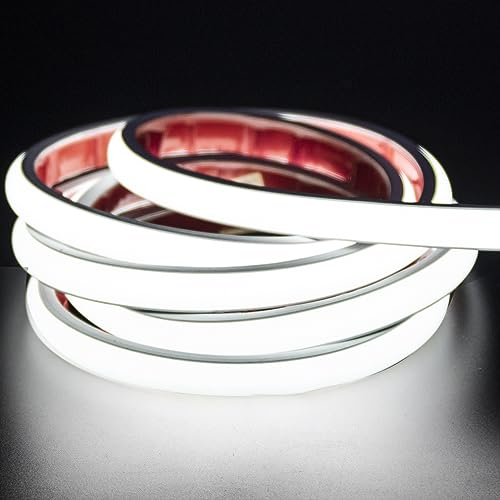 pcning Striscia LED COB Adesiva da 220V, 3 Metri 220 Volt LED Strip Luce IP67 Impermeabile con Spina Alta luminosita 6000K Bianco Freddo (Bianco Freddo, 3)