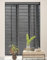 BOTOWI Holz Jalousie Holzjalousie Rollo Holz 60/80/100/120/140cm, Fenster Rollos für Innen, Innenjalousien Jalousien 5cm Lamellen, Gefiltertes Licht Fenster Jalousien Innen,Schwarz,100Wx240L(cm)