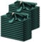 P Pothuiny 24 Stück seidige grüne Satin-Servietten, 43,2 x 43,2 cm, quadratisch, glatt, Hochzeit, Abendessen, Satin, Stoffservietten, Tischservietten für Bankett, Party, Restaurant, Dekoration,