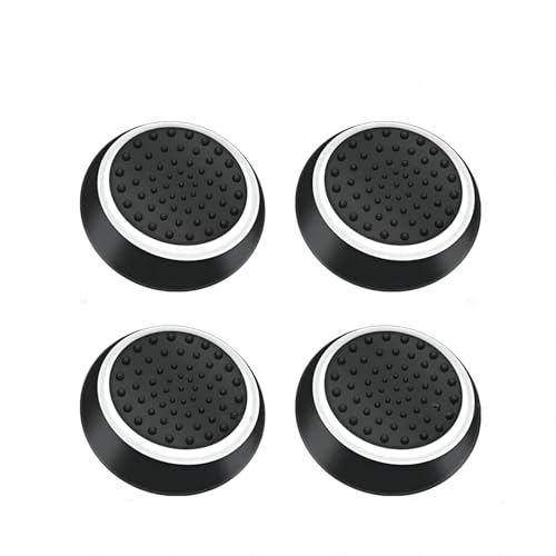 KNOXS 4 Stück Joystick Kappen für ASUS ROG Ally, Joystick Caps Silikon Anti-Rutsche Schutzhülle ASUS ROG Ally Thumbsticks Grips Caps (Weiß)