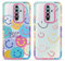 Yoedge 2 Piezas Funda para Xiaomi Redmi Note 8 Pro Transparente 6,53, Carcasa para Teléfono Móvil con Smiley Lindo Divertido Dibujos Aesthetic Cover, Soft Cristal Caja de Silicona Case