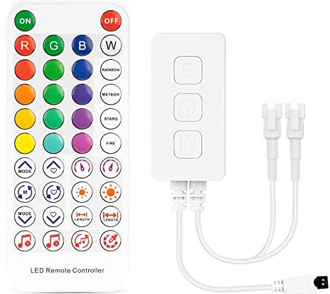 CENMEN SP611E WS2812B WS2811 Bluetooth Music LED Strip Controller IR38 Keys Remote APP per illuminazione LED indirizzabile DC5V-24V