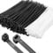 Armpow 1100 Stücks 300mm x 4.8mm Kabelbinder 36KGS Zugfestigkeit,Schwarz 1000Stücks+Weiß 100Stücks UV Beständig Kabelbinder mit selbstsichernden Nylon Krawattenbändern