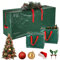 3 Stück Tannenbaumhülle, Weihnachtsbaumhülle Weihnachtsbaum Aufbewahrungstasche 165CM und 2 x 48CM Weihnachtskugeln Aufbewahrung, Weihnachtsbaum Transporthülle für Künstliche Weihnachtsbäume