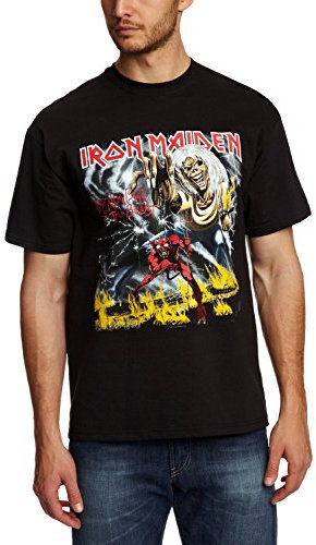 Iron Maiden Number of The Beast Official Tee T-Shirt Mens Unisex (Medium) Black