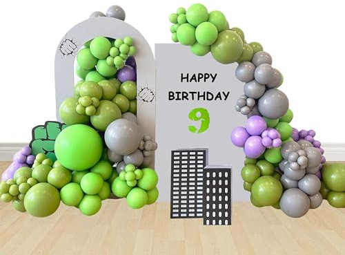Geburtstag Green Luftballons Deko Kindergeburtstag Partei Luftballons Thema Geburtstagsfeier Dekoration