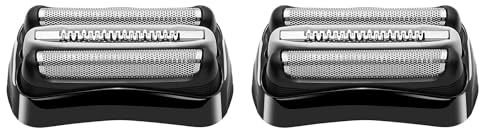 Ersatz-Rasierköpfe Serie 3 32B kompatibel mit B***n S3 3040s 3000s 3050cc 3010s 3070cc 3080s 3090s 310s 3020s 330s 370cc-4 380s-4, 2 Stück