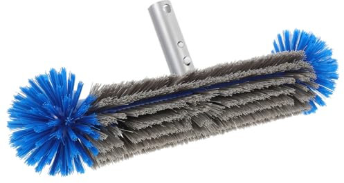 Mipcase Brosse De Piscine Multifonctionnelle pour Parois Brosse De Nettoyage Robuste en Aluminium De 16 Pouces pour Sols Carrelés Piscines Creusées Et Hors Sol
