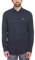 Original Penguin Men's EcoVero™ Oxford Stretch Shirt Long Sleeve 100% Cotton - Dark Sapphire