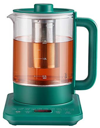 bouilloire électrique. Théière multifonction, bouilloire, bouilloire à contrôle de température, bouilloire, théière en verre épais automatique, bouilloire à base chauffante en acier inoxydable