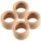 VARKAGE 20 Stück Holzringe zum Basteln, 7cm Natürliche Holz Ringe 10mm Dicke Traumfänger Ringe Holzring für Basteln DIY Handwerk Ring Anhänger Hochzeitskranz Deko