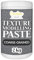 Creative Deco Strukturpaste Grobkörnig 2 kg | Dunkelgraue Spachtelmasse für Acrylmalerei | Modellierpaste für Kunstprojekte, Acrylfarbe, DIY, 3D-Effekte, Texturen | Mit Palettenmesser aufzutragen