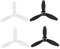 Geofray 4 Propeller Requisiten Ersatzteile Klingen für Papagei Bebop 2 Drone Schwarz