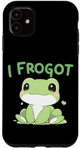 Niedlicher Frosch Meme Lustiger Amphibien Humor Hülle für iPhone 11