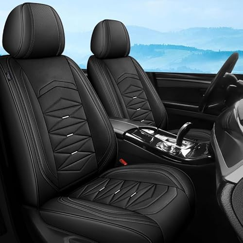 Jooexel Autositzbezüge Universal passend für BMW 1er 120d E87 130i E87 120i E87 118i E87 116i E87 116d E87 Schonbezug Set Premium Nappaleder Sitzbezüge